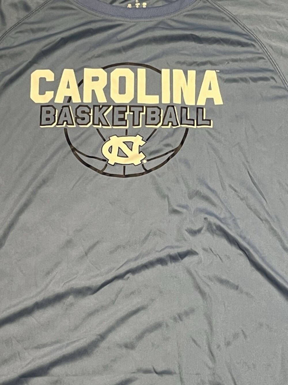 Champion North Carolina Tar Heels Basketball Blue Shirt Size L - Picture 2 of 5